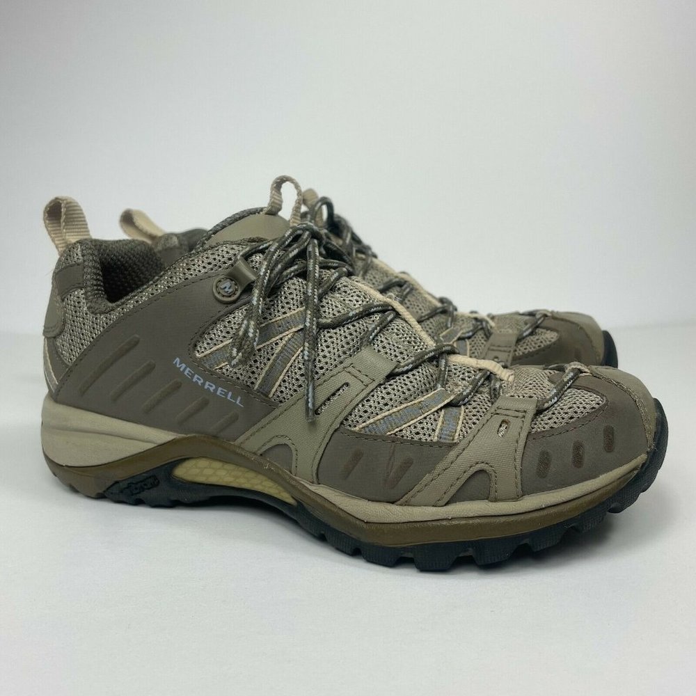 Merrell Siren Sport 2 Olive Women's Size US 7 Vibram Trail Hiking Shoes J58284 